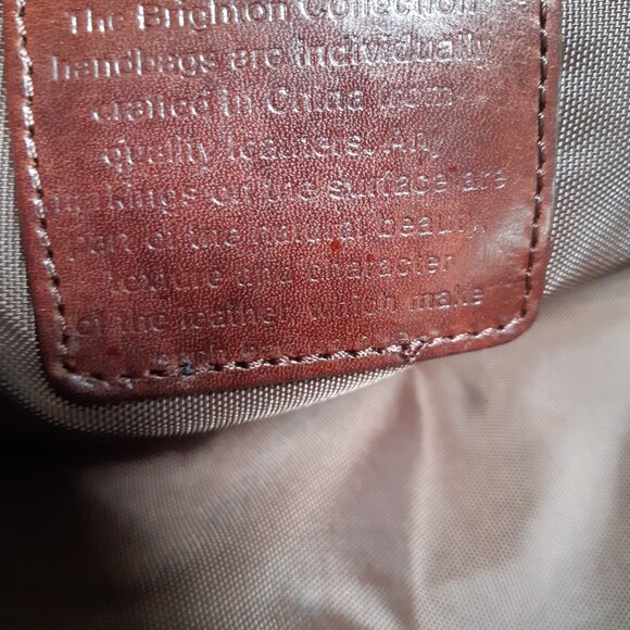 Brighton textile & Leather large satchel bag - Picture 11 of 13